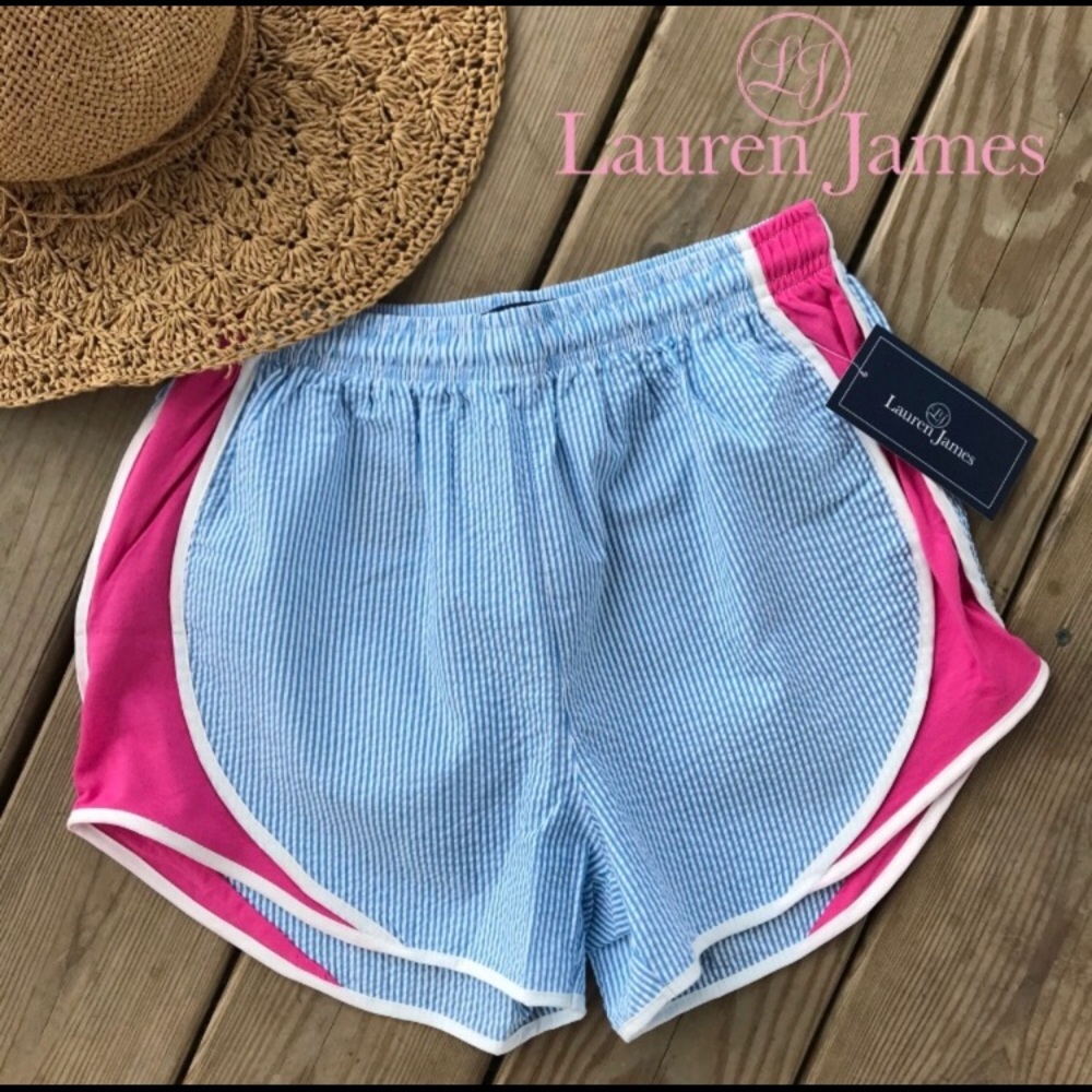 NWT Seersucker Shorties by Lauren James